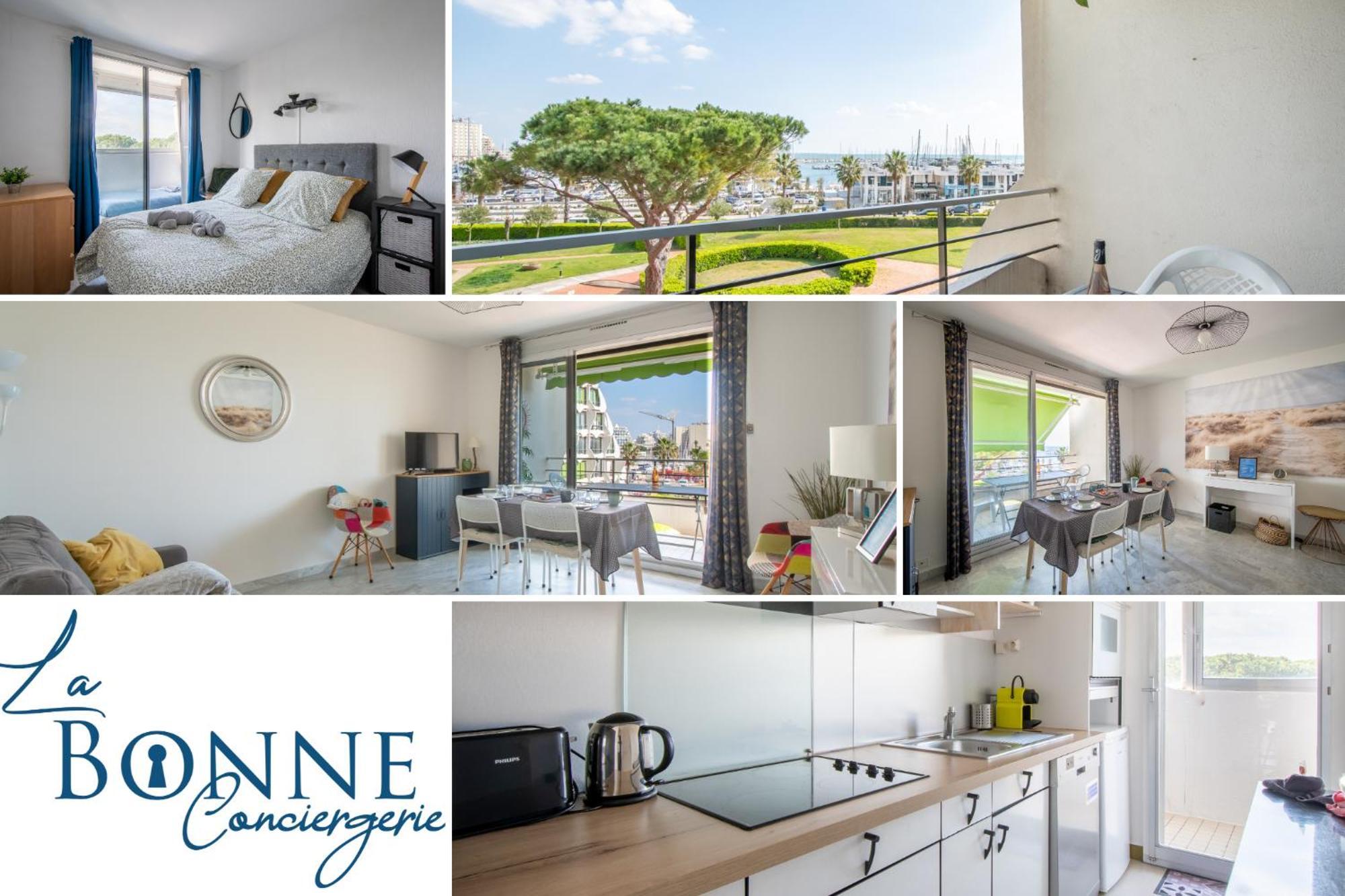 Reve Bleu Residence La Grande Pyramide Vue Port Hyper Centre Wifi Parking Prive Gratuit La Grande-Motte Exterior foto