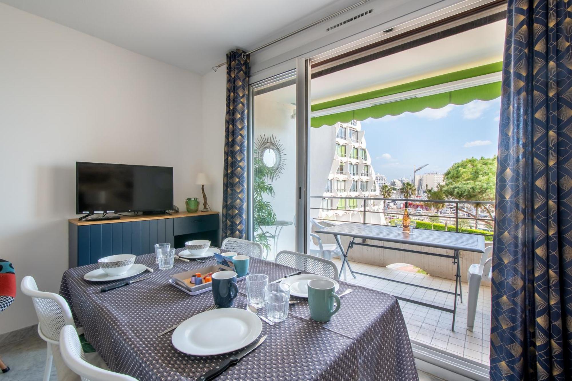 Reve Bleu Residence La Grande Pyramide Vue Port Hyper Centre Wifi Parking Prive Gratuit La Grande-Motte Exterior foto