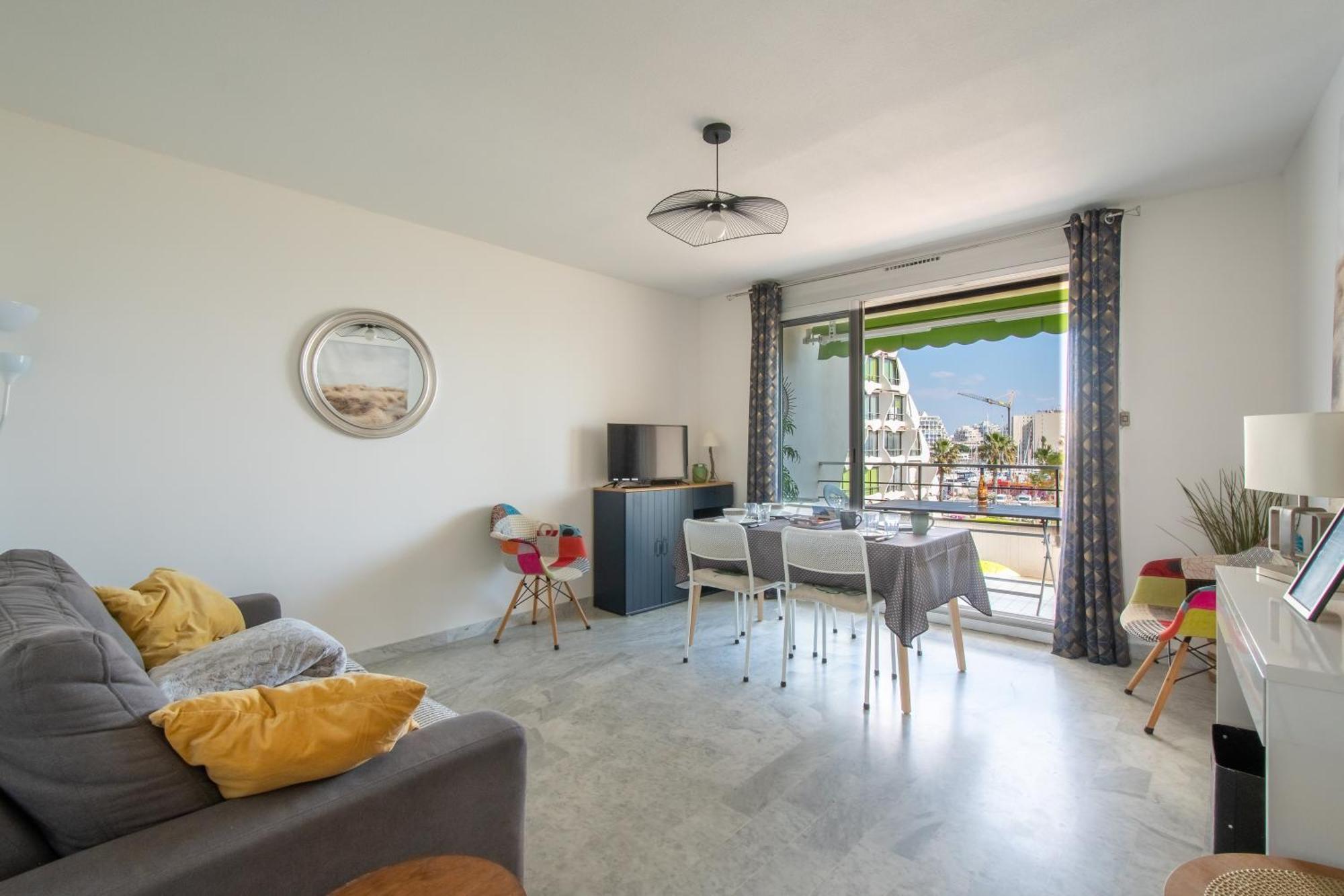 Reve Bleu Residence La Grande Pyramide Vue Port Hyper Centre Wifi Parking Prive Gratuit La Grande-Motte Exterior foto
