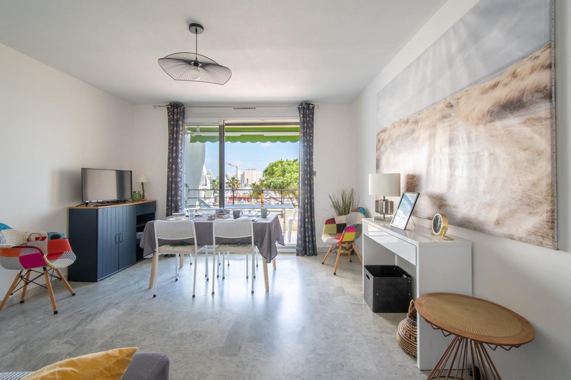 Reve Bleu Residence La Grande Pyramide Vue Port Hyper Centre Wifi Parking Prive Gratuit La Grande-Motte Exterior foto